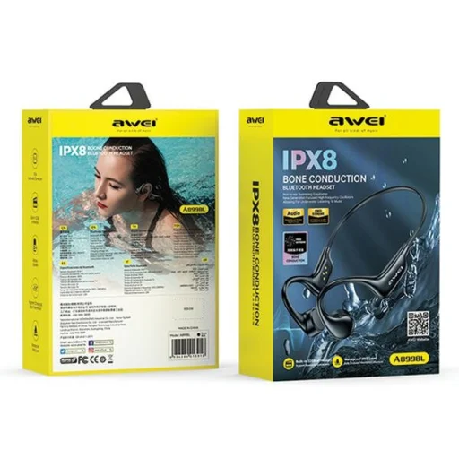 AWEI A899BL csontvezetéses fejhallgató fekete - 6