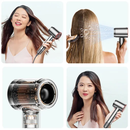 AWEI Hajszárító DS-1 levegő nélküli fekete - 3