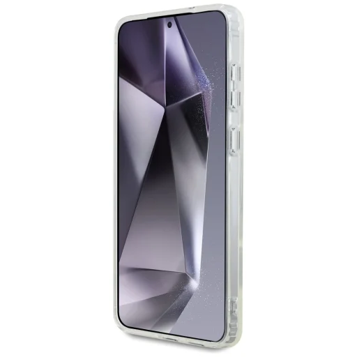 Karl Lagerfeld Button Choupette Fej Nyomtatott Logóval Mágneses Tok Samsung Galaxy S25 Edge fehér tok - 5