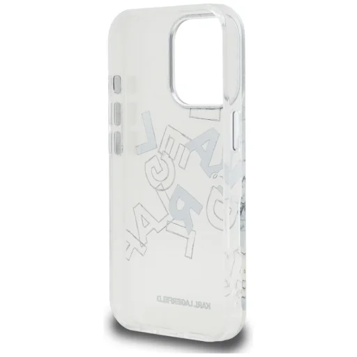  iPhone 16 Pro Max átlátszó Karl Lagerfeld IML Sketched Graphic tok - 5