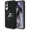 Karl Lagerfeld Szilikon Double Heads And Circle MagSafe Samsung Galaxy S25 Edge tok fekete