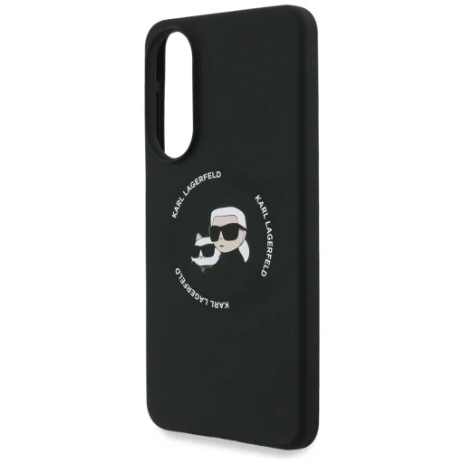 Karl Lagerfeld Szilikon Double Heads And Circle MagSafe Samsung Galaxy S25 Edge tok fekete - 6