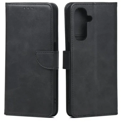 Marv Wallet fliptok Samsung Galaxy A17 4G-hez, fekete tok - 1