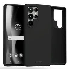  Samsung Galaxy S25 Ultra fekete Pure MagSafe Szilikon tok