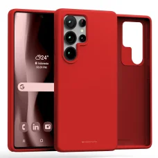  Samsung Galaxy S25 Ultra piros Pure MagSafe szilikon tok