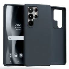  Samsung S25 Ultra Sötétkék Tiszta MagSafe Szilikon tok