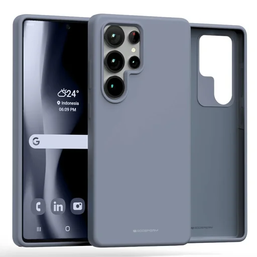  Samsung Galaxy S25 Ultra Pure MagSafe Szilikon levendula tok - 1