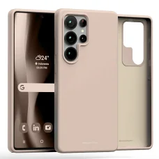  Samsung Galaxy S25 Ultra Rózsaszín homok Pure MagSafe Szilikon Tok