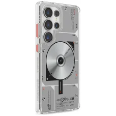  Samsung Galaxy S25 Ultra átlátszó Case Skinarma Nova MagSafe tok