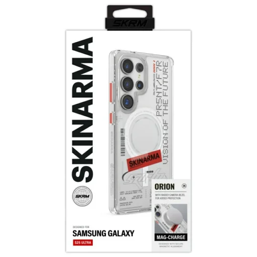  Samsung Galaxy S25 Ultra átlátszó Skinarma Orion MagSafe tok - 4