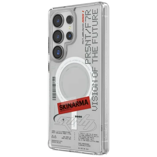  Samsung Galaxy S25 Ultra átlátszó Skinarma Orion MagSafe tok - 1