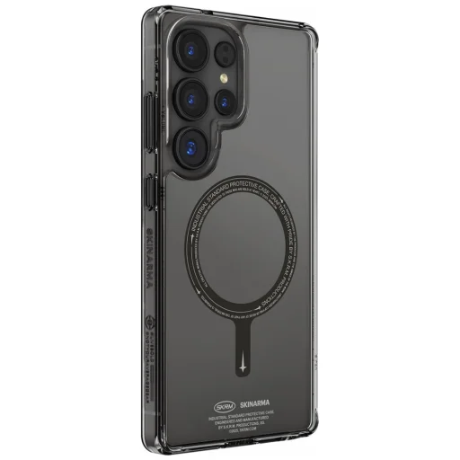  Samsung Galaxy S25 Ultra fekete Skinarma Saido MagSafe tok - 2