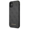 Guess GUHCN61G4GFGR iPhone 11 6,1" szürke tok 4G Metal Gold Logo thumbnail