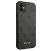 Guess GUHCN61G4GFGR iPhone 11 6,1" szürke tok 4G Metal Gold Logo thumbnail