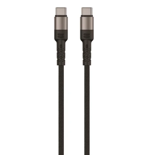 Setty kábel USB-C - USB-C 100W 1,0 m KSL-02 fekete - 1