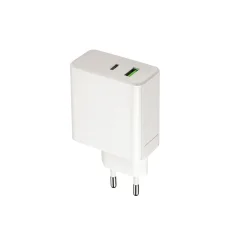 Setty fali töltő PD+QC USB + USB-C 45W LSI-01 fehér