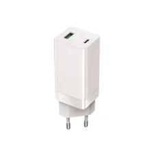 Setty GAN fali töltő PD+QC USB + USB-C 65W LSI-02 fehér