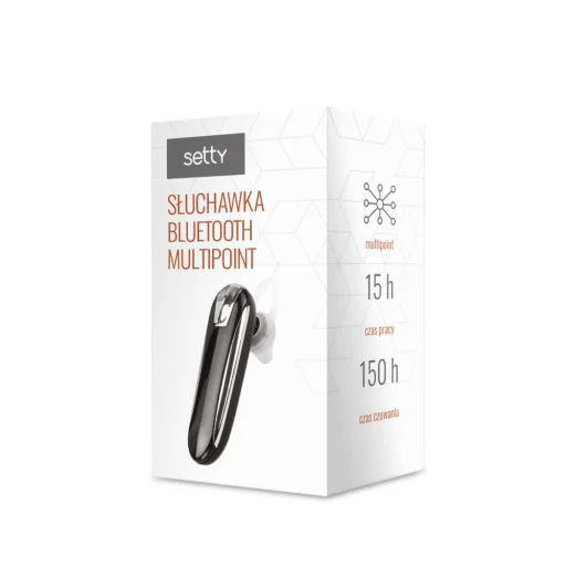 Setty multipoint bluetooth fülhallgató SBM-01 fekete JO - 2