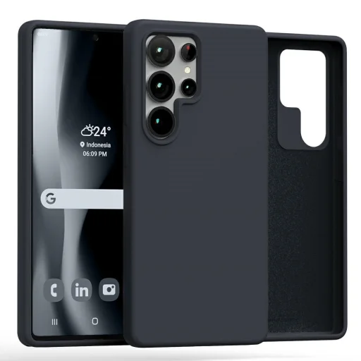  Samsung Galaxy S25 Ultra sötétkék Mercury Szilikon tok - 1