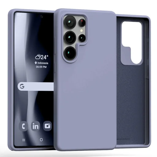  Samsung Galaxy S25 Ultra Levendula Mercury Szilikon tok - 1