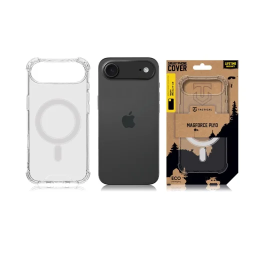  iPhone 17 Air átlátszó Tactical MagForce Plyo Cover tok - 3
