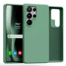  Samsung S25 Ultra zöld Mercury Silicone tok