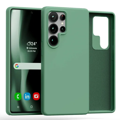  Samsung S25 Ultra zöld Mercury Silicone tok - 1