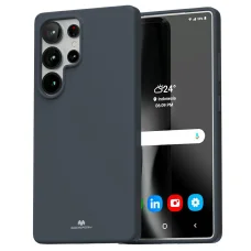  Samsung Galaxy S25 Ultra éjféli kék Mercury Soft tok