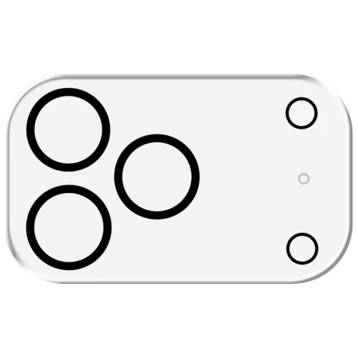  Apple iPhone 17 Pro Max 3MK Lens Pro FullCover kameravédő üvegfólia - 3