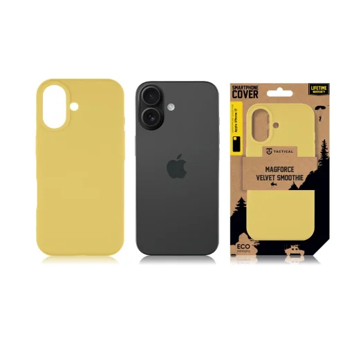  Apple iPhone 17 Sárga Tactical MagForce Velvet Smoothie tok - 5