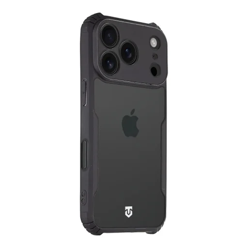  Apple iPhone 17 Pro átlátszó/fekete Tactical Quantum Stealth tok - 2