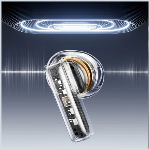 Vezeték nélküli fülhallgató AWEI TP100 ENC Bluetooth 5.4 TWS + dokkoló állomás fekete - 4