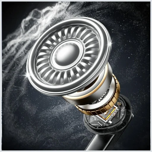 Vezeték nélküli fülhallgató AWEI TP100 ENC Bluetooth 5.4 TWS + dokkoló állomás fekete - 6