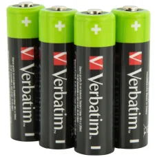 Verbatim Újratölthető Akkumulátor NiMH AA 2500mAh Prémium HR6 4db fekete