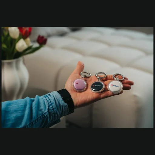 Verbatim My Finder Coin Bluetooth fekete fehér rózsaszín - nyomkövető eszköz - 4