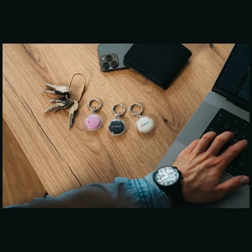 Verbatim My Finder Coin Bluetooth fekete fehér rózsaszín - nyomkövető eszköz - 5