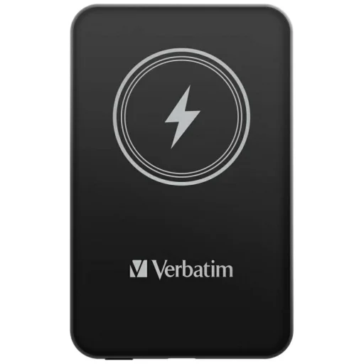 Verbatim Vezeték nélküli Mágneses Power Bank 'n' Go 15W 5000mAh fekete 32240 - 2