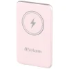 Verbatim Vezeték nélküli Mágneses Power Bank `n` Go 15W 5000mAh rózsaszín 32243