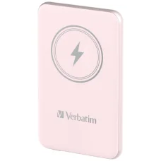 Verbatim Vezeték nélküli Mágneses Power Bank `n` Go 15W 5000mAh rózsaszín 32243