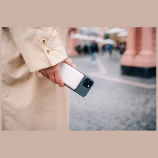 Verbatim Vezeték nélküli Mágneses Power Bank `n` Go 15W 5000mAh rózsaszín 32243 - 4