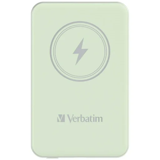 Verbatim Vezeték nélküli Mágneses Power Bank `n` Go 15W 5000mAh zöld 32241 - 2