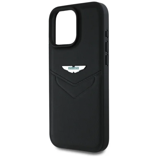 Aston Martin HC Leather Victory Design iPhone 16 Pro tok fekete - 6