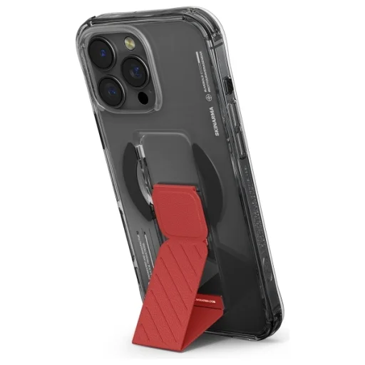 Skinarma tok Axon iPhone 16 Pro 6,3" Mágneses Töltés + Tartó Állvány fekete tok - 3