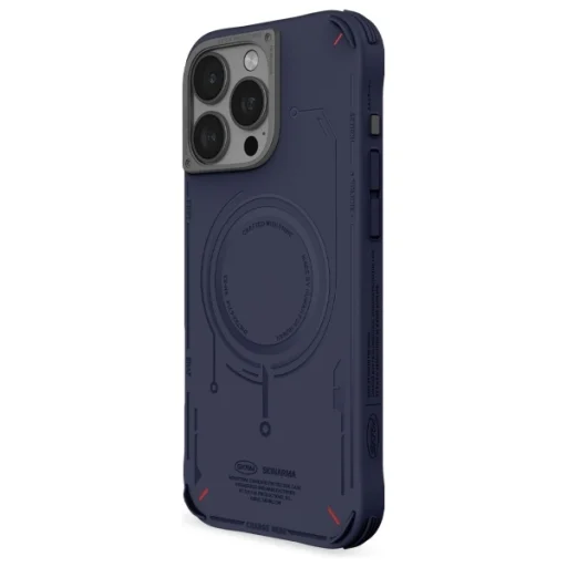  iPhone 16 Pro Max 6.9" sötétkék Skinarma Mecha Mágneses töltés tok - 2