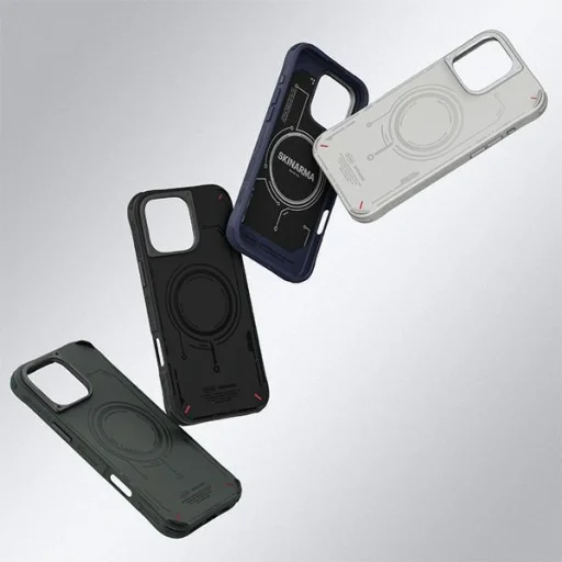  iPhone 16 Pro Max 6.9" sötétkék Skinarma Mecha Mágneses töltés tok - 8