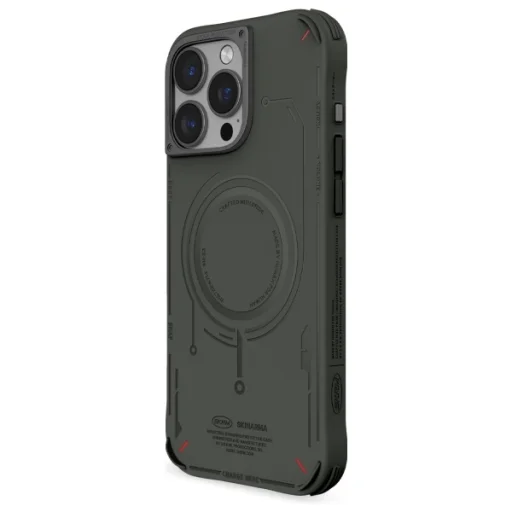  iPhone 16 Pro Max 6.9" olíva Skinarma Mecha Mágneses Töltés tok - 2