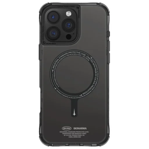  iPhone 16 Pro Max 6.9" Skinarma Saido mágneses töltés fekete tok - 3