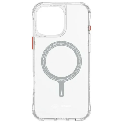  iPhone 16 Pro Max 6.9" átlátszó Skinarma Saido Mágneses Töltés tok - 4