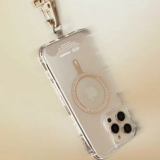  iPhone 16 Pro Max 6.9" Skinarma Saido mágneses töltés champagne tok - 7