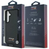 Red Bull Valódi Szénszálas Fényes Logó MagSafe Tok Samsung Galaxy S25 készülékre Fekete - 8